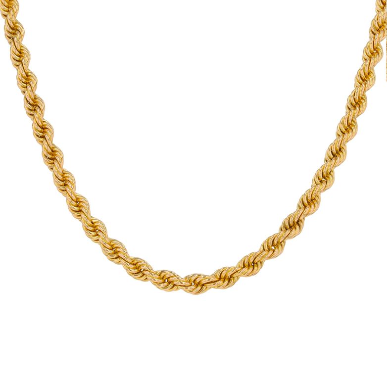 Acheter Chaine maille corde or jaune 52.07g Comme neuf - 7200,00 € Chaine maille corde or jaune 52.07g Comme neuf - reconditionné disponible sur Gemme Les Bijoux